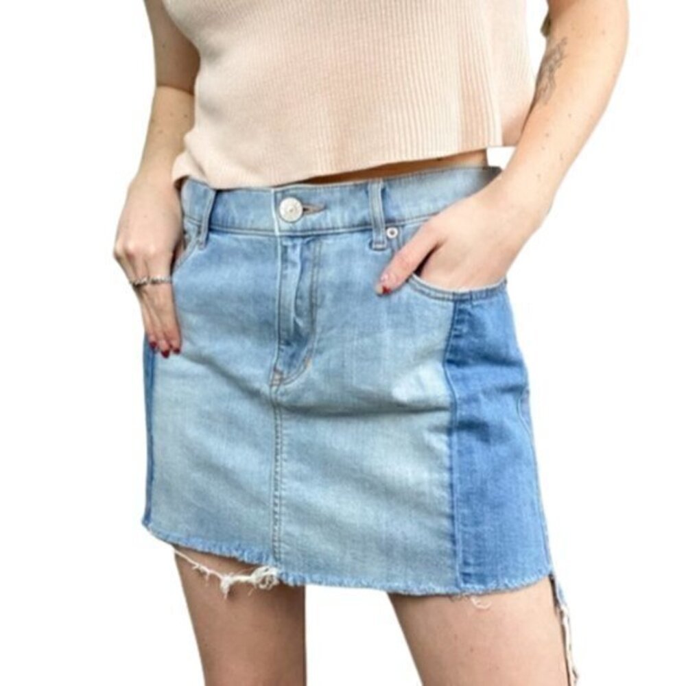 [Express] Patched Style Mini Skirt - Size 6